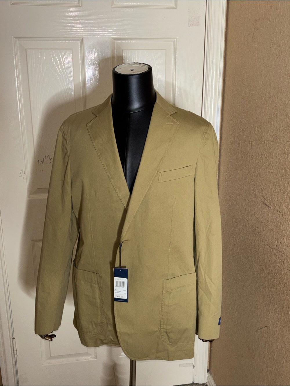 New Mens Faconnable cotton blazer. Made in Italy Size EU 56R US 46R MSRP $695